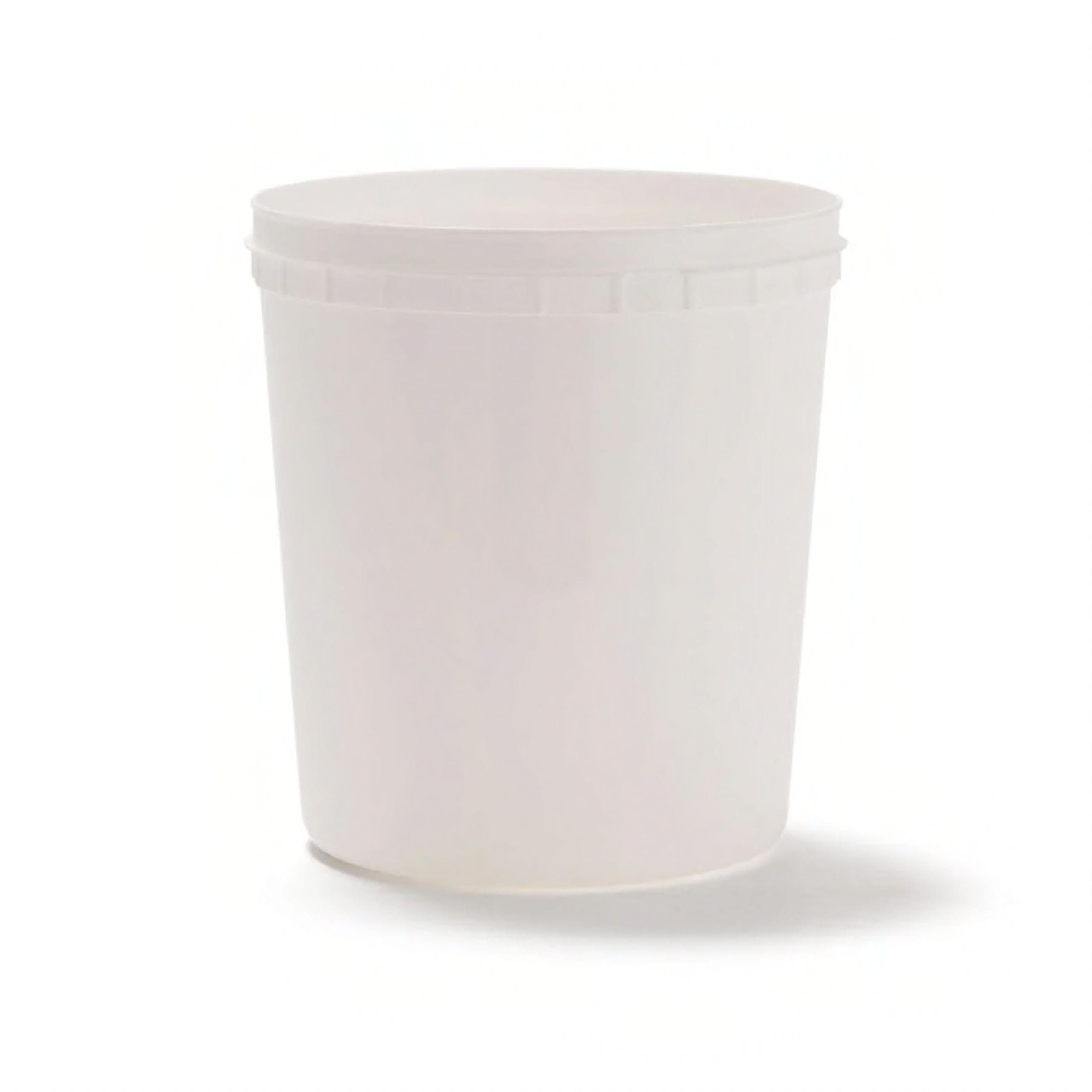 Pail & Lid 1 GAL PP White BPA Free 1/Each