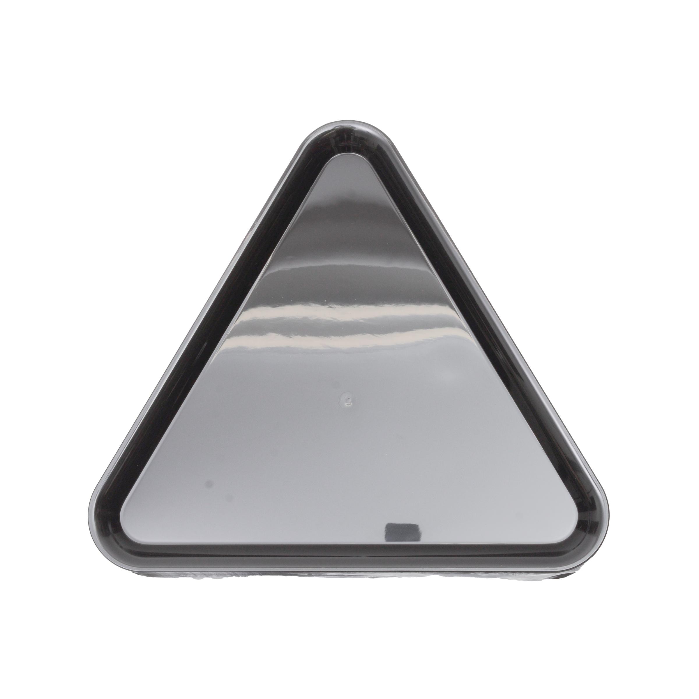 Serving Tray 16X16 IN Black Triangle 20/Case