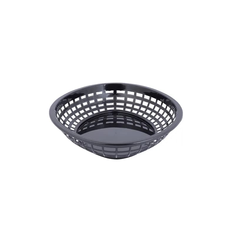 Basket Jumbo 11.75X9X1.875 IN Polypropylene Homopolymer (PPH) Black Oval 36/Case