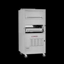 Broiler Stainless Steel Gas Single Deck With Warming Oven 104,000 BTU 1/Each