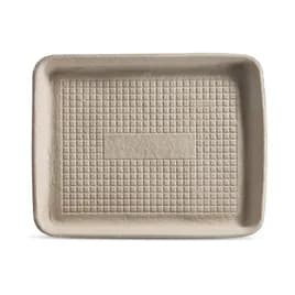 StrongHolder® Serving Tray 9X12 IN Molded Fiber Beige Rectangle 250/Case