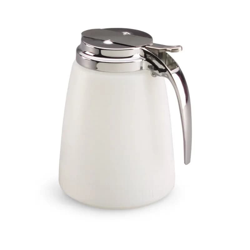 Dripcut™ Syrup Dispenser 48 OZ PE Chrome-Plated Top 1/Each