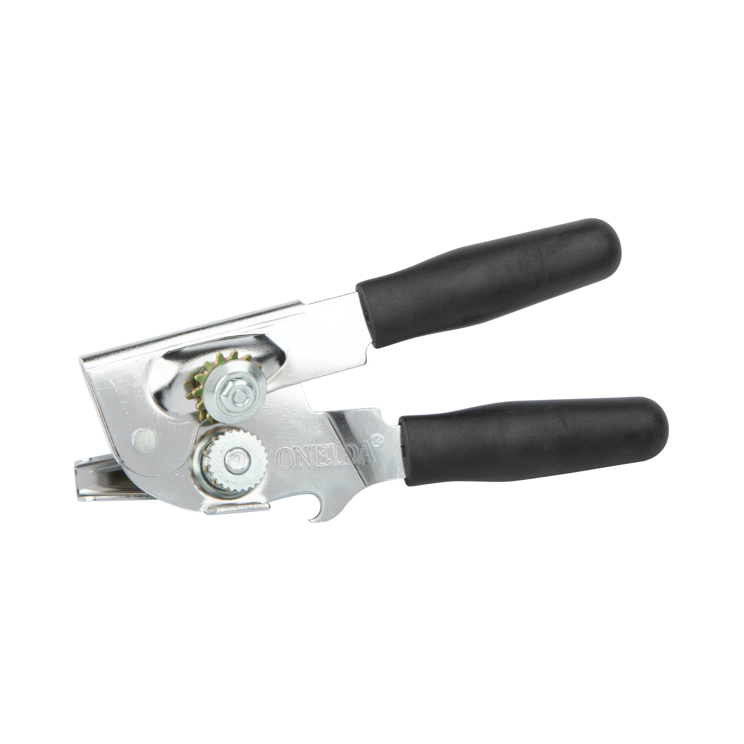 Can Opener Aluminum Silicone Black Portable 1/Each