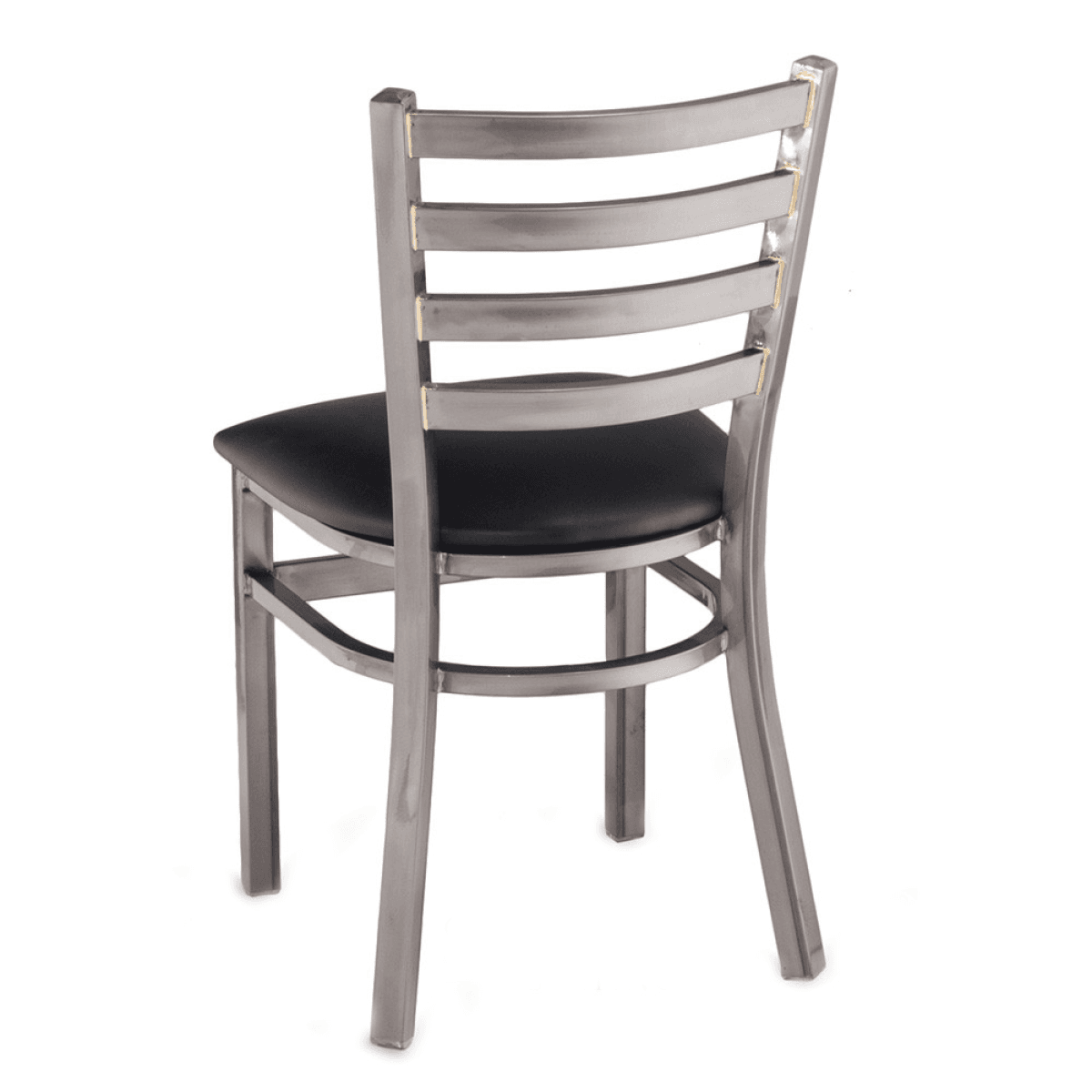 Dante Chair 32X18X19 IN Black Steel 18GA Distressed Upholstered Seat 1/Each