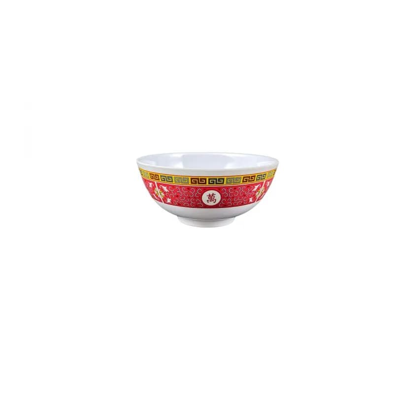 LONGEVITY Rice Bowl 7 IN 39 OZ Melamine Dishwasher Safe 1/Case