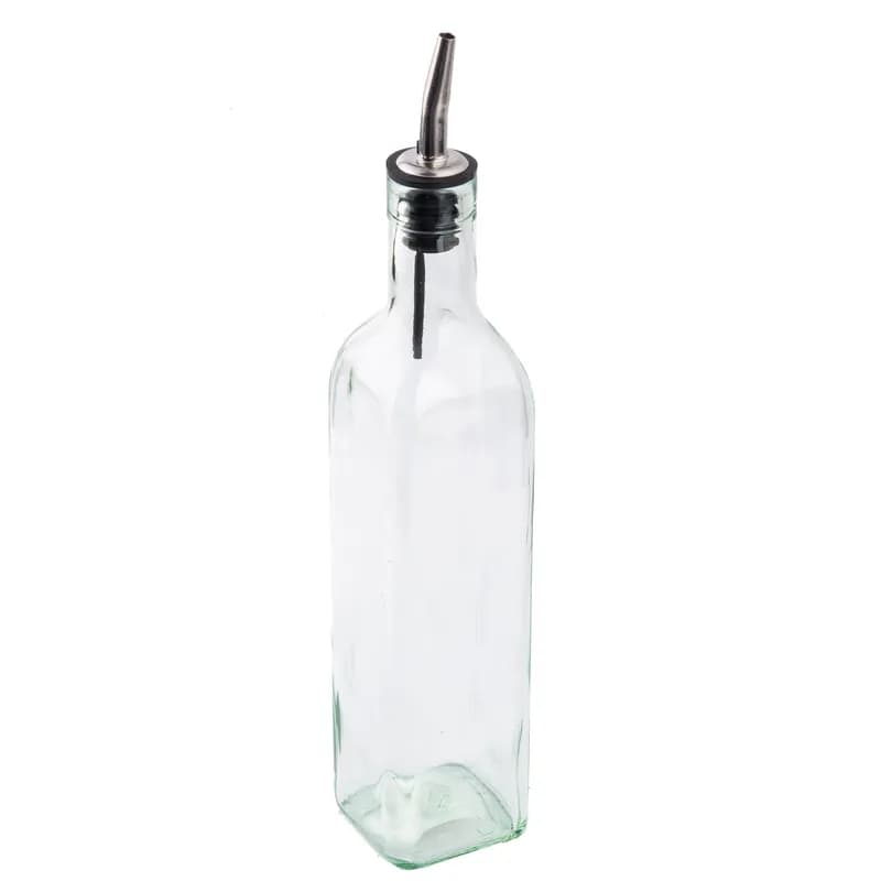 Prima Collection™ Olive Oil Cruet Bottle 16 OZ Glass With Pourer Top Hand Wash 12/Case