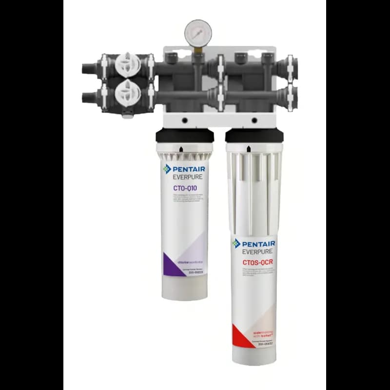 Water Treatment System Dual-Cartridge With (2) Qwik-Twist Castridges 1/Each