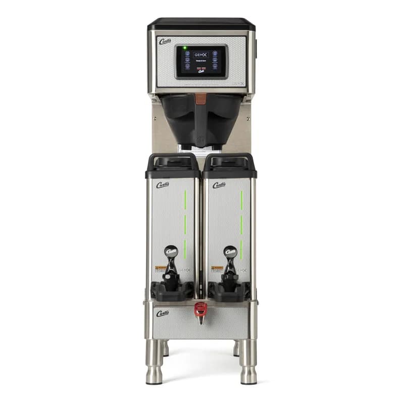 Gemini G4 Gemx Coffee Brewer 26.44X10.50X34.48 IN 1.5 GAL Narrow Twin 1/Each