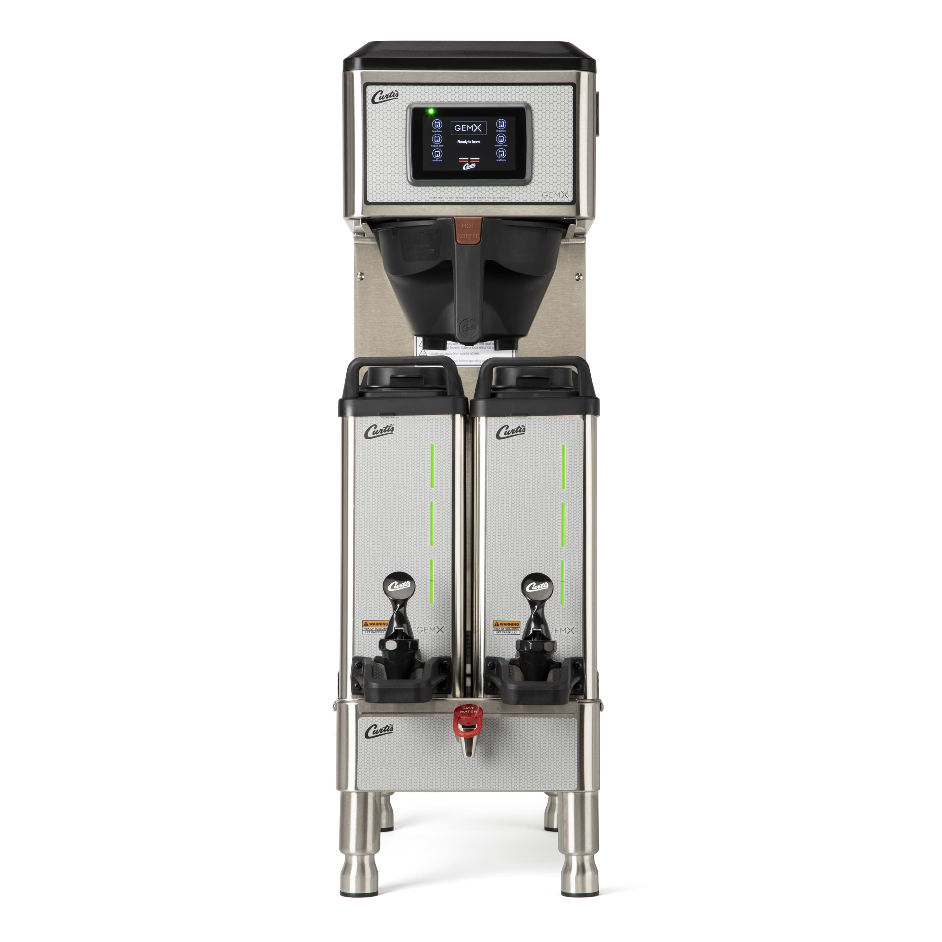 Gemini G4 Gemx Coffee Brewer 26.44X10.50X34.48 IN 1.5 GAL Narrow Twin 1/Each