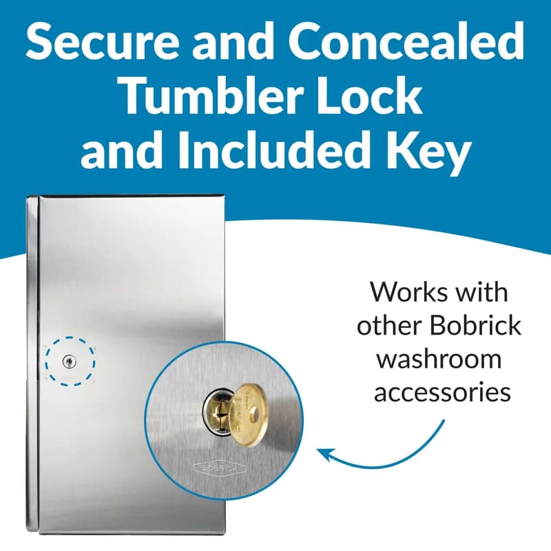 Paper Towel Dispenser Stainless Steel Surface Mount Automatic 1/Each