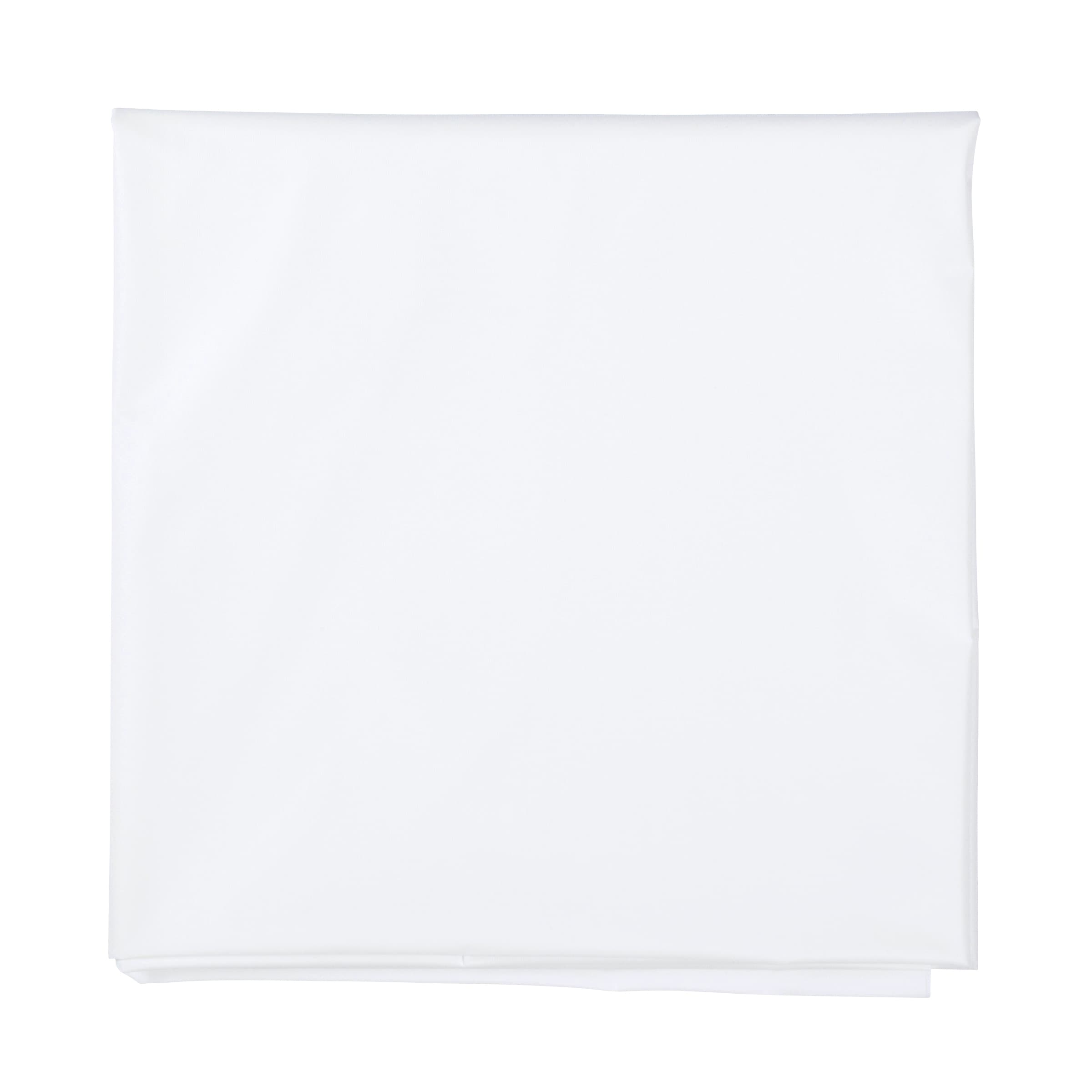 Table Cover 82 IN Plastic White Round 12/Case