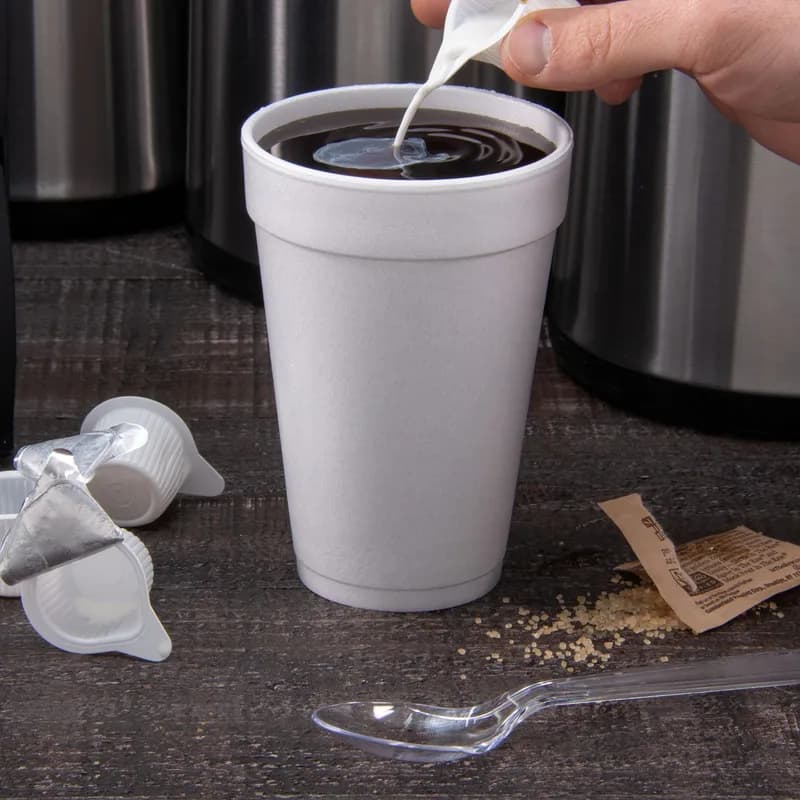 Dart® J Cup® Cup Insulated 16 OZ EPS Foam White 25 Count/Pack 40 Packs/Case 1000 Count/Case