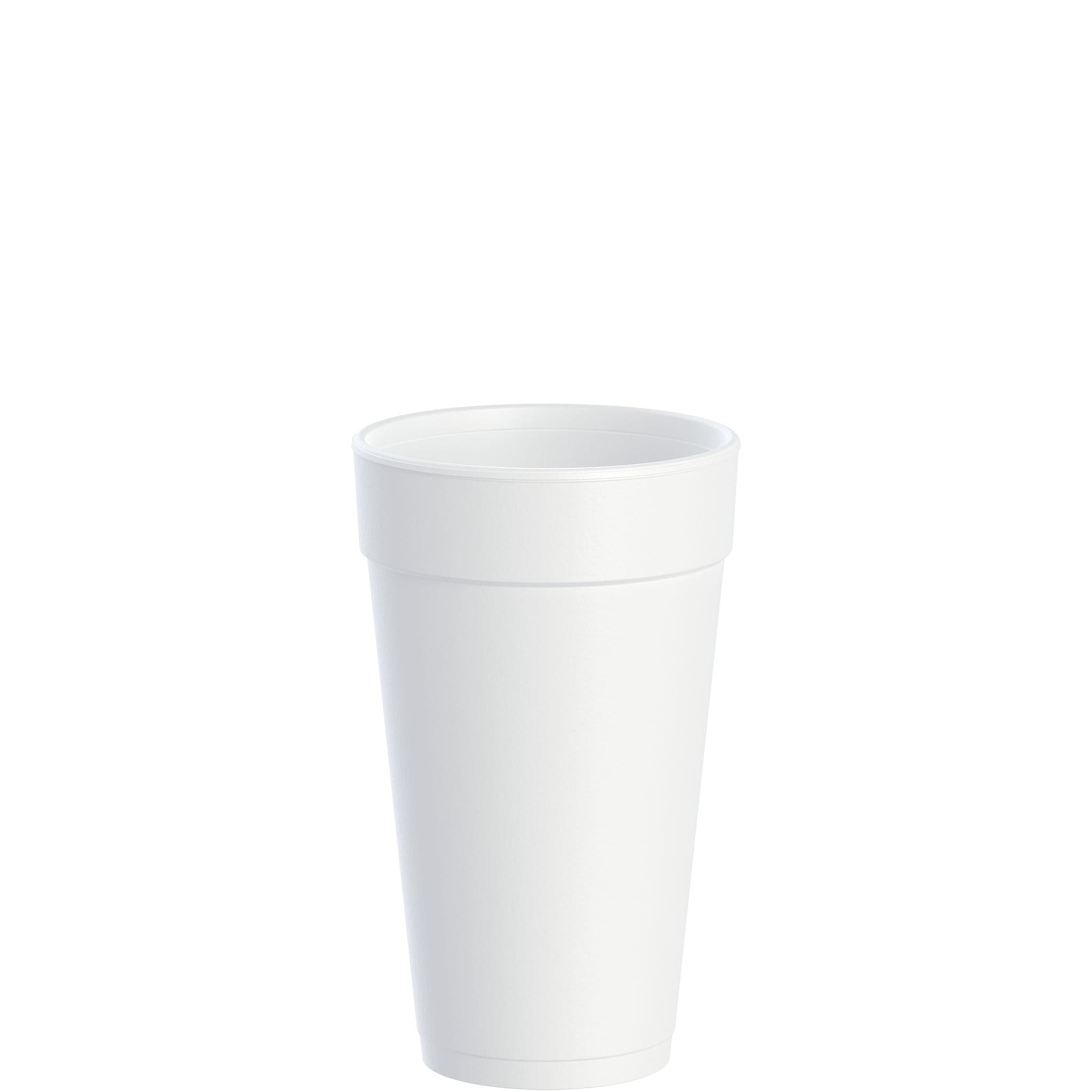 Dart® J Cup® Cup Insulated 20 OZ EPS White 25 Count/Pack 20 Packs/Case 500 Count/Case