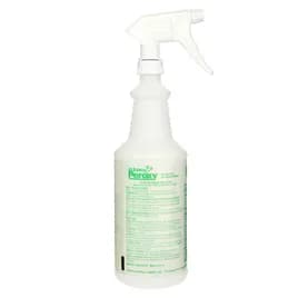 Clean by Peroxy All Purpose Cleaner Spray Bottle & Trigger Sprayer 32 FLOZ Plastic Clear White 12/Case