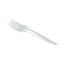 Victoria Bay Fork PP White Medium Weight Unwrapped 1000/Case