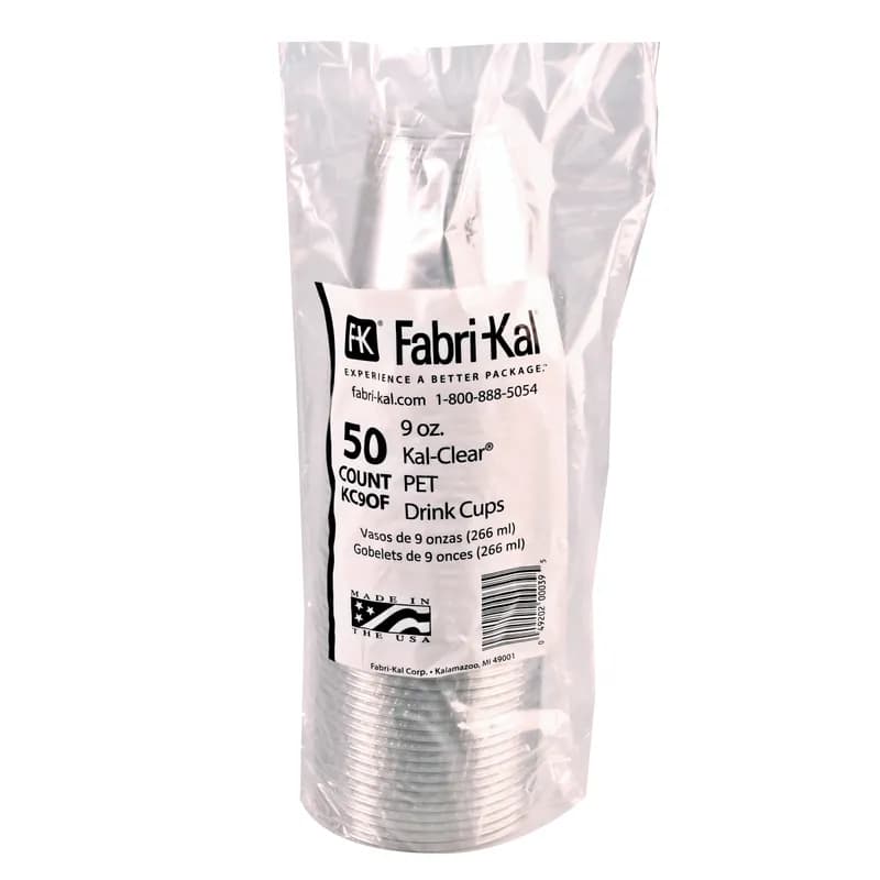 Kal-Clear Cold Cup Old Fashioned Squat 9 OZ PET Clear 1000/Case