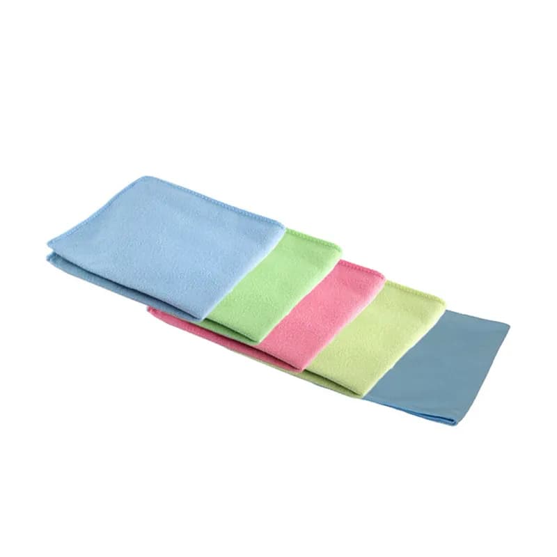 Cleaning Cloth 16X16 IN Microfiber Blue 200 GSM 12/Pack