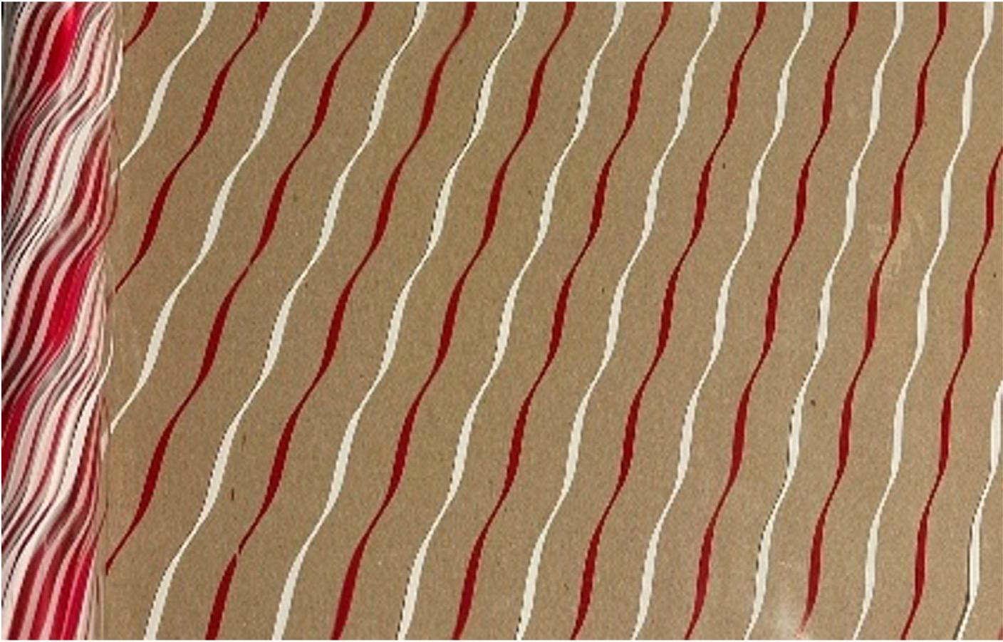 Multi-Purpose Roll 40IN X100FT Cellophane Multicolor Stripe 1/Roll