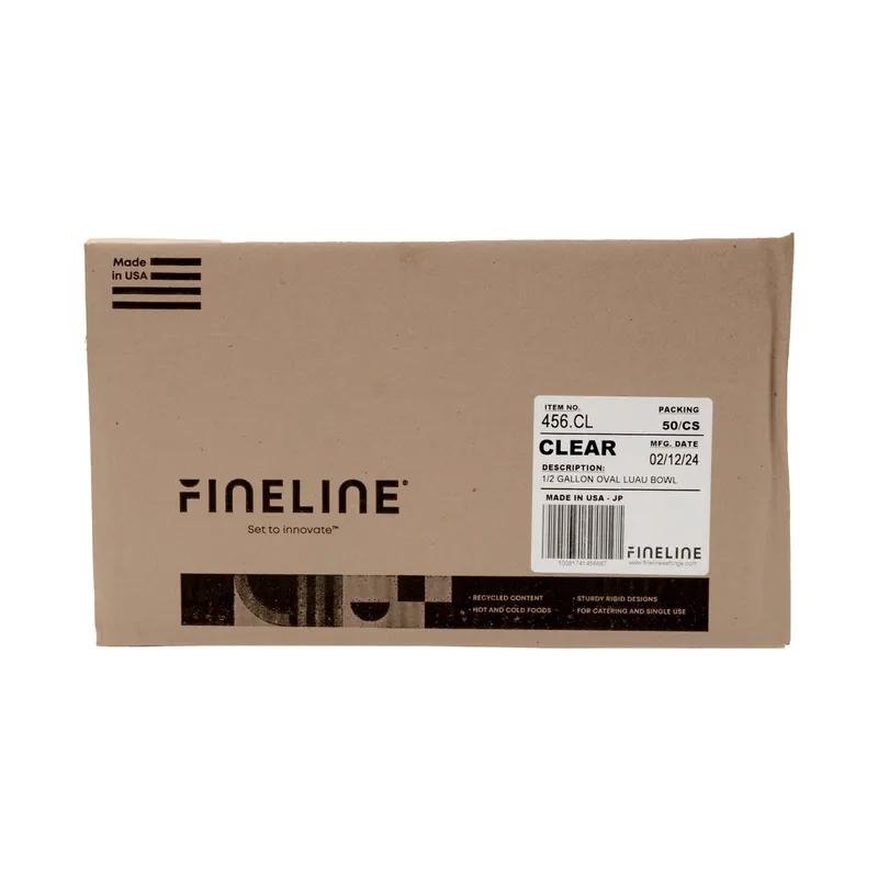 Luau Bowl Plastic Clear Oval 50/Case