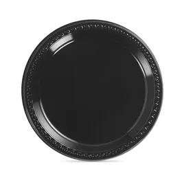 Plate 9 IN PS Black Round Heavy Duty 500/Case