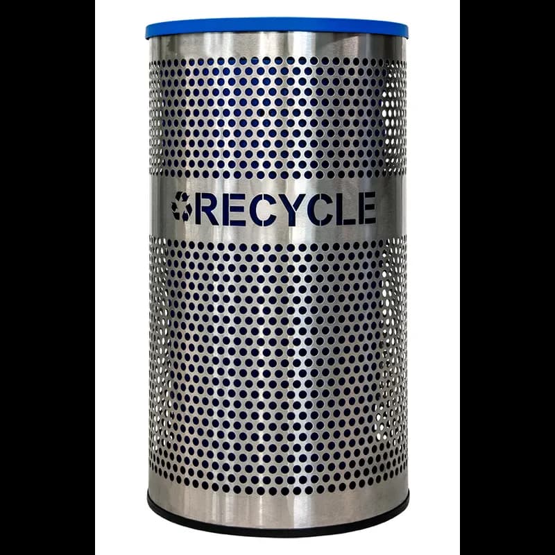 Venue Collection Recycling Bin Stainless Steel Indoor 1/Each