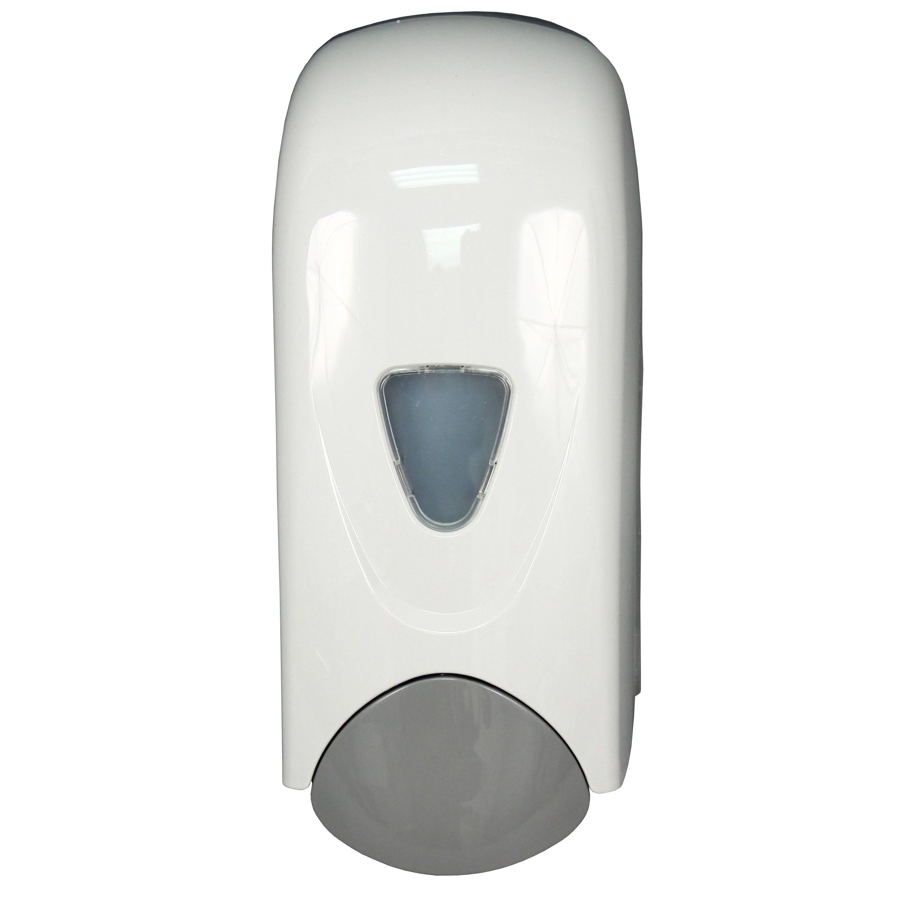 Impact® Soap Dispenser Liquid White Gray Push Style Surface Mount With Bottle 1/Each