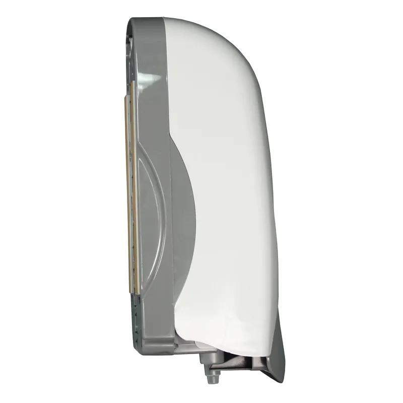 Impact® Soap Dispenser Liquid White Gray Push Style Surface Mount With Bottle 1/Each