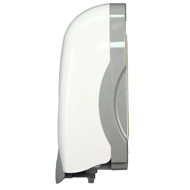 Impact® Soap Dispenser Liquid White Gray Push Style Surface Mount With Bottle 1/Each
