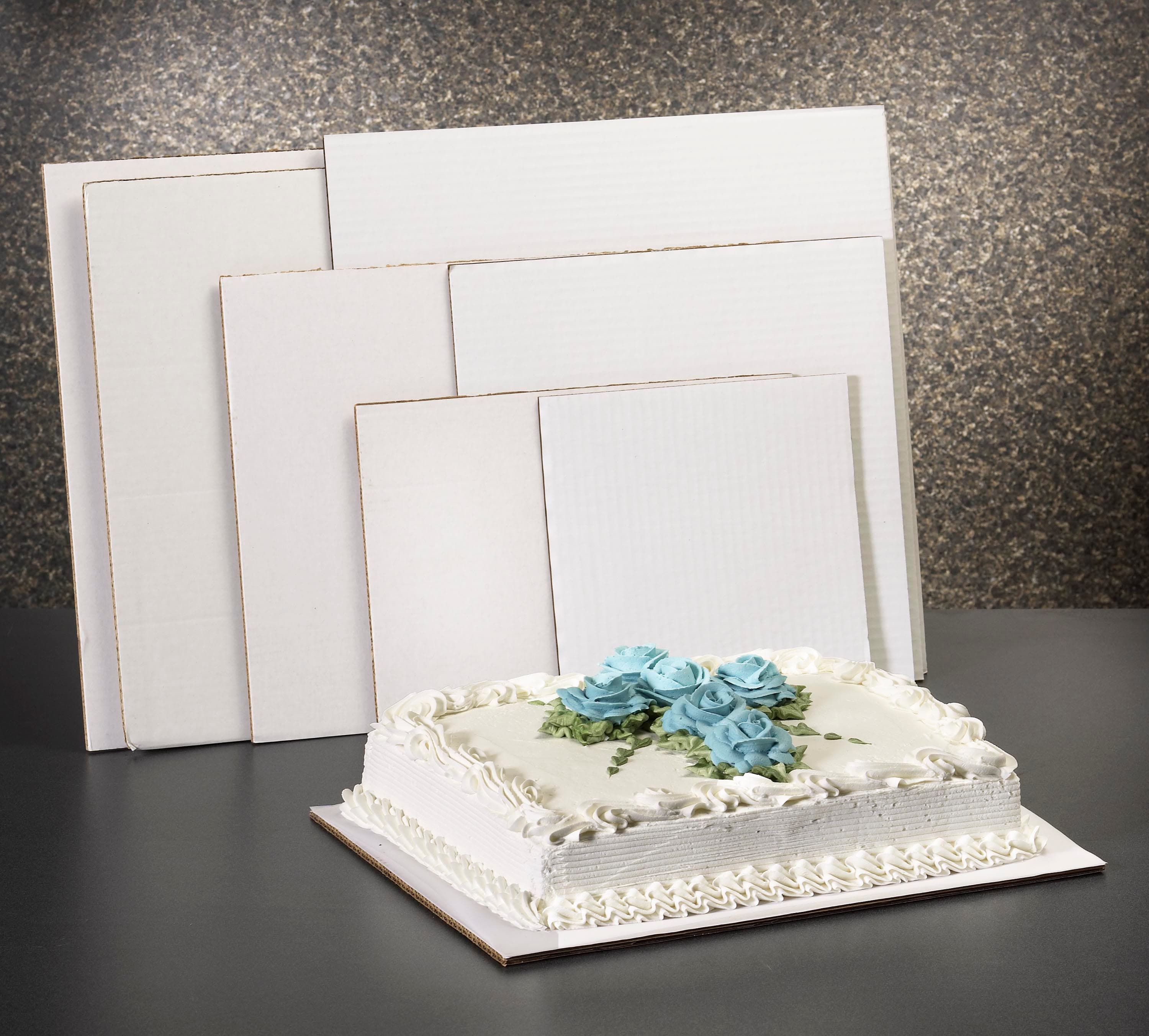 Cake Board 18X18 IN Paperboard White Square 50/Case