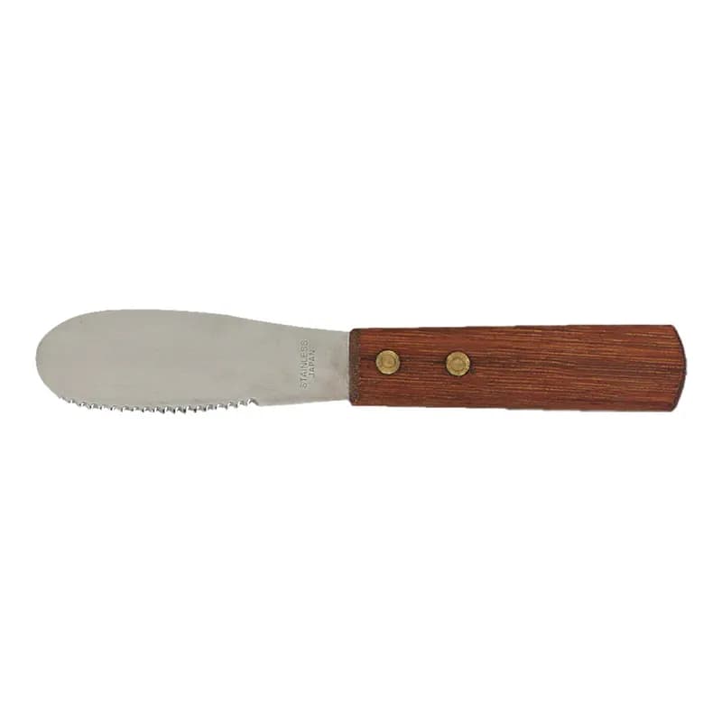 Sandwich Spreader Stainless Steel Wood 1/Each