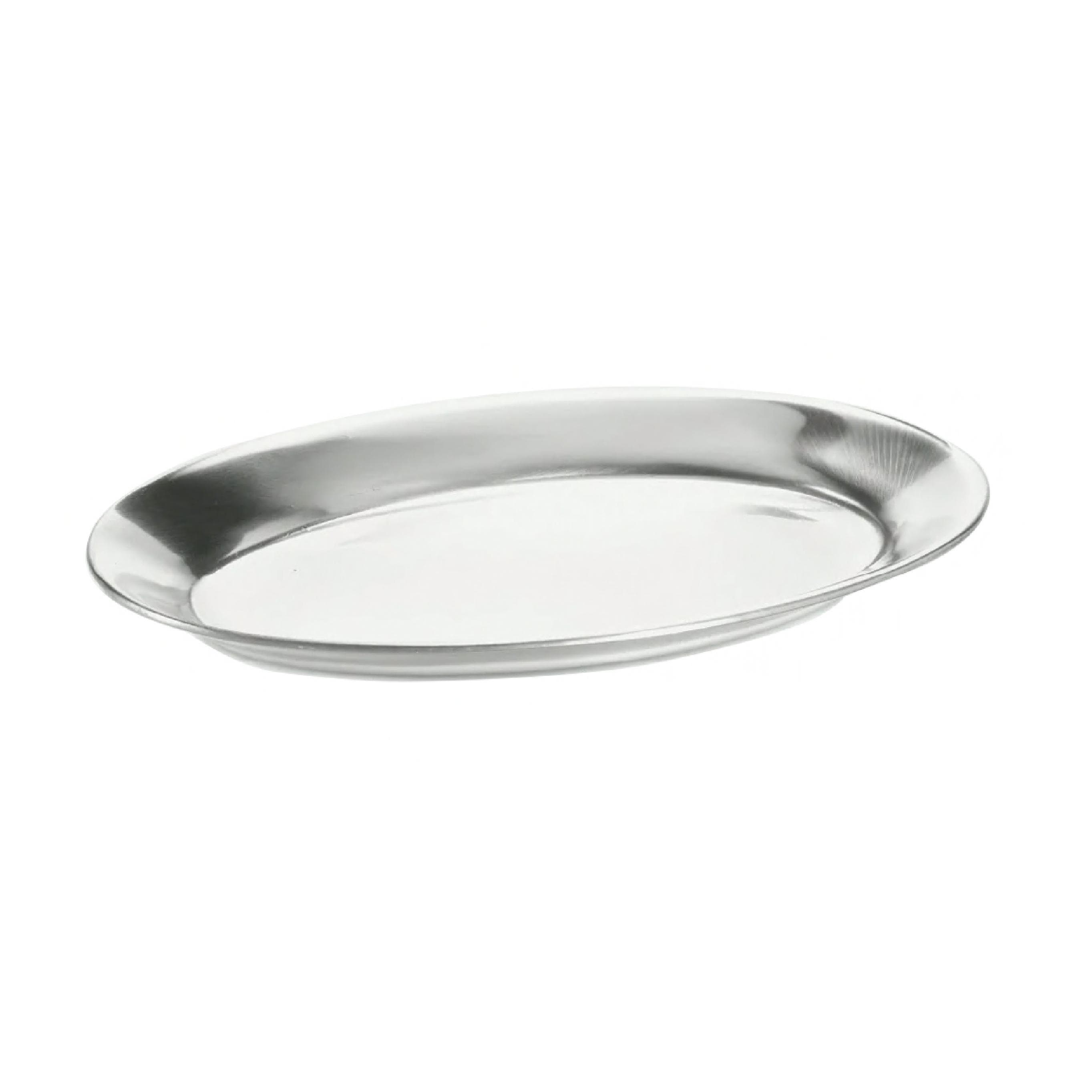 Sizzler Platter 8X11.5 IN Aluminum For Wood Underliners Stamped Mirror Finish 1/Each