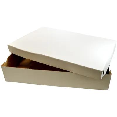 Cake Box 18X14X5 IN Corrugated Paperboard Rectangle 2-Piece 25/Bundle