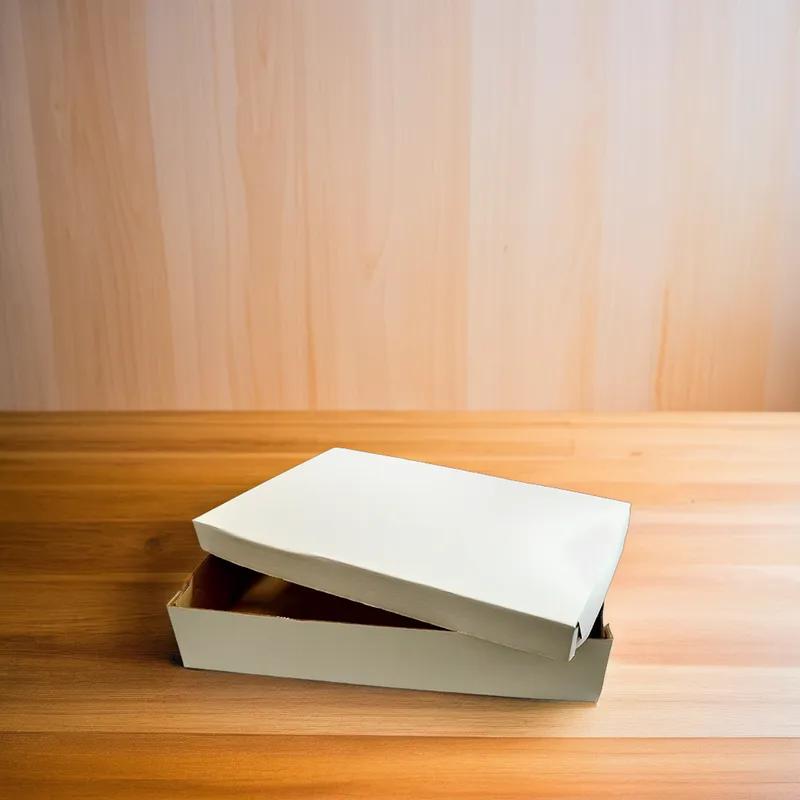 Cake Box 18X14X5 IN Corrugated Paperboard Rectangle 2-Piece 25/Bundle