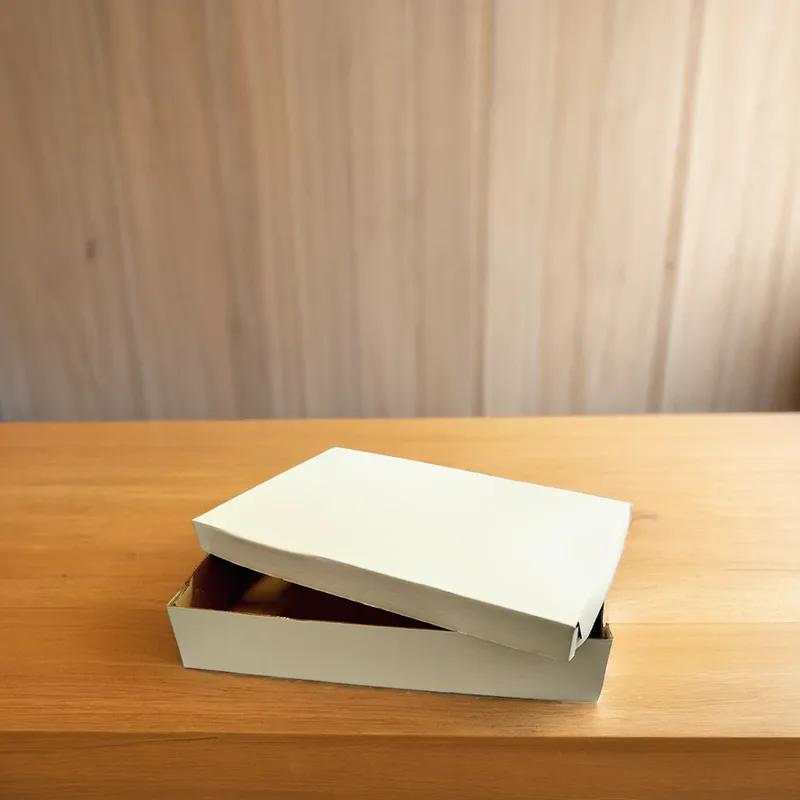Cake Box 18X14X5 IN Corrugated Paperboard Rectangle 2-Piece 25/Bundle