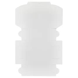 Easy Lock Cake Box 10X10X5 IN SUS Paperboard CRB White Square Lock Corner 1-Piece 100/Bundle