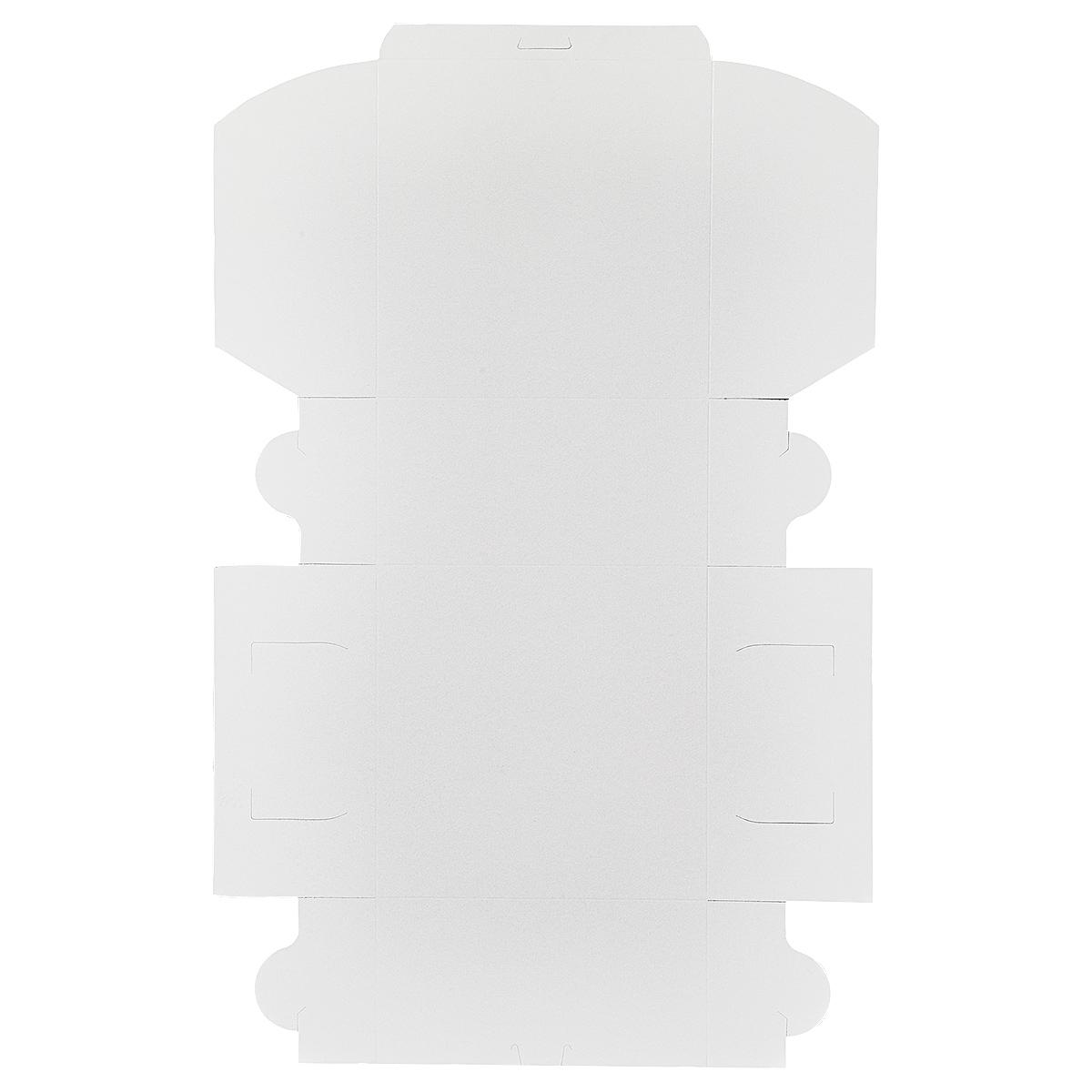 Easy Lock Cake Box 10X10X5 IN SUS Paperboard CRB White Square Lock Corner 1-Piece 100/Bundle