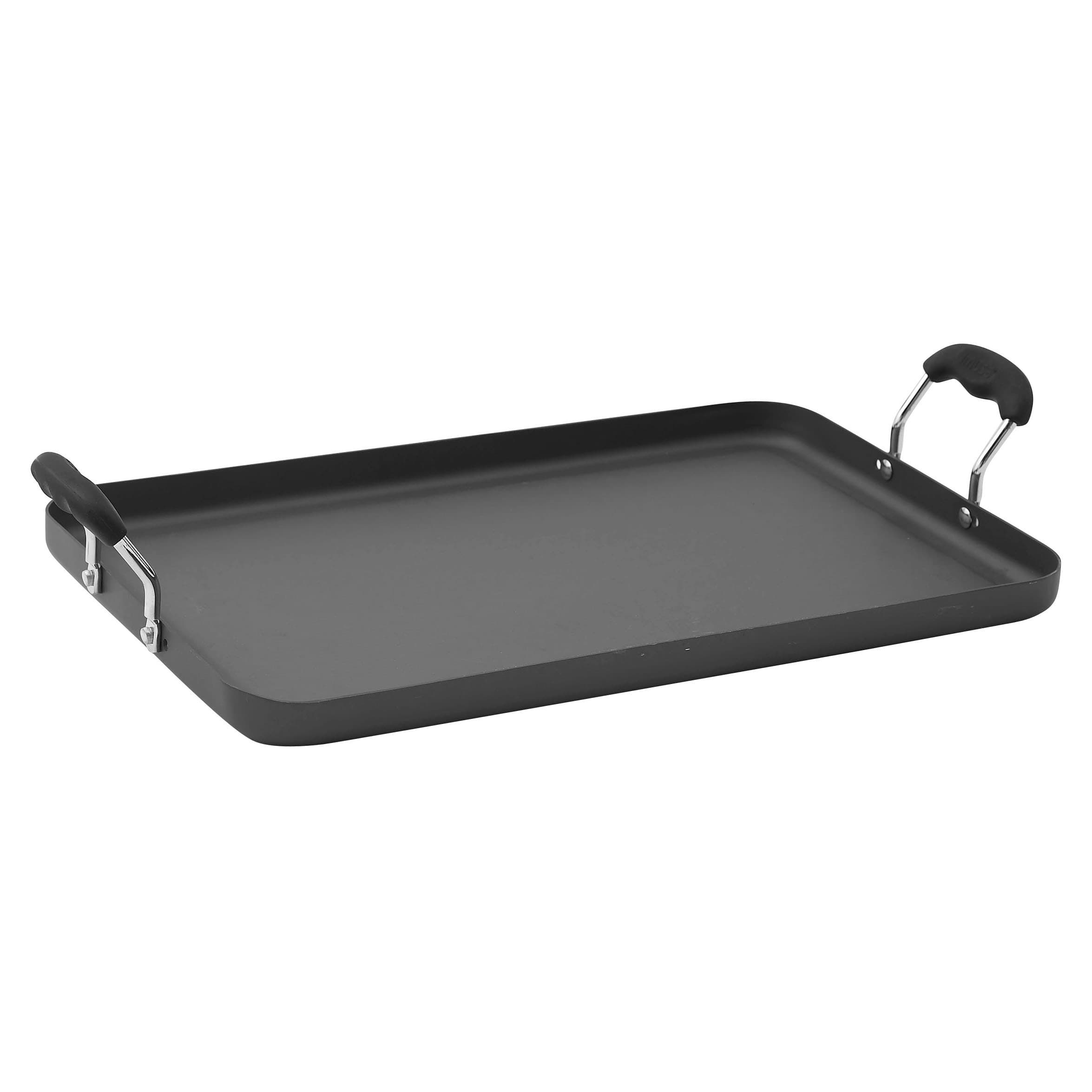 Griddle 23.25X12.25X1.25 IN Aluminum With Raised Handles 1/Each