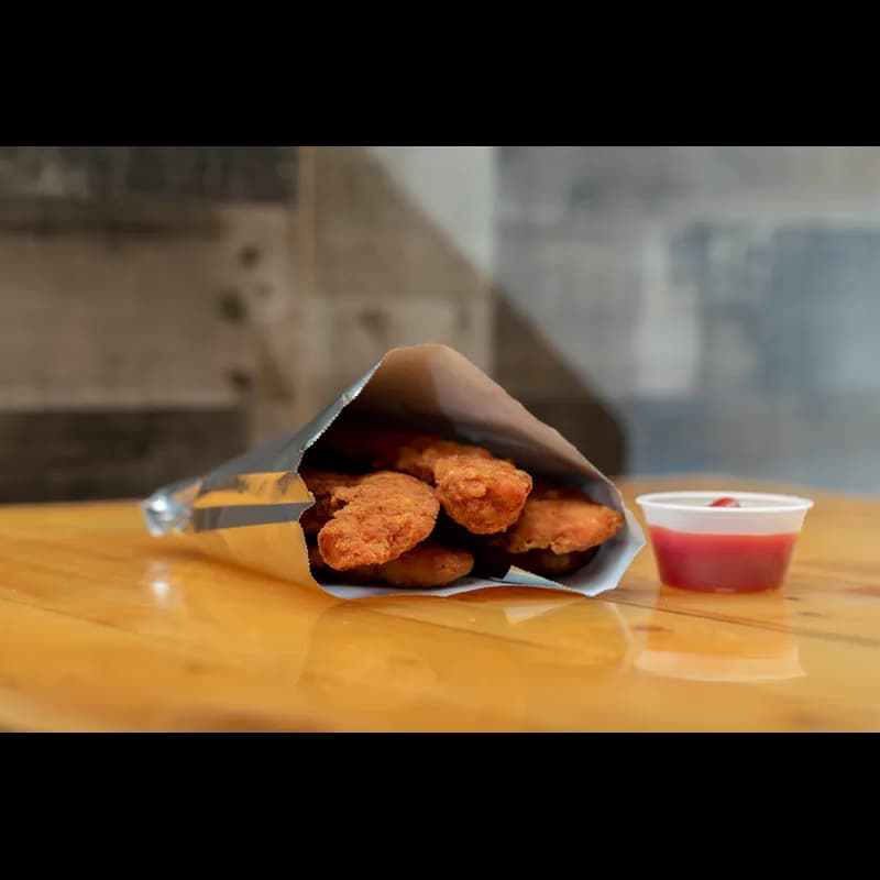 Sandwich Bag 6.5X1X8 IN Foil-Lined Paper Silver White Gusset 1000/Case