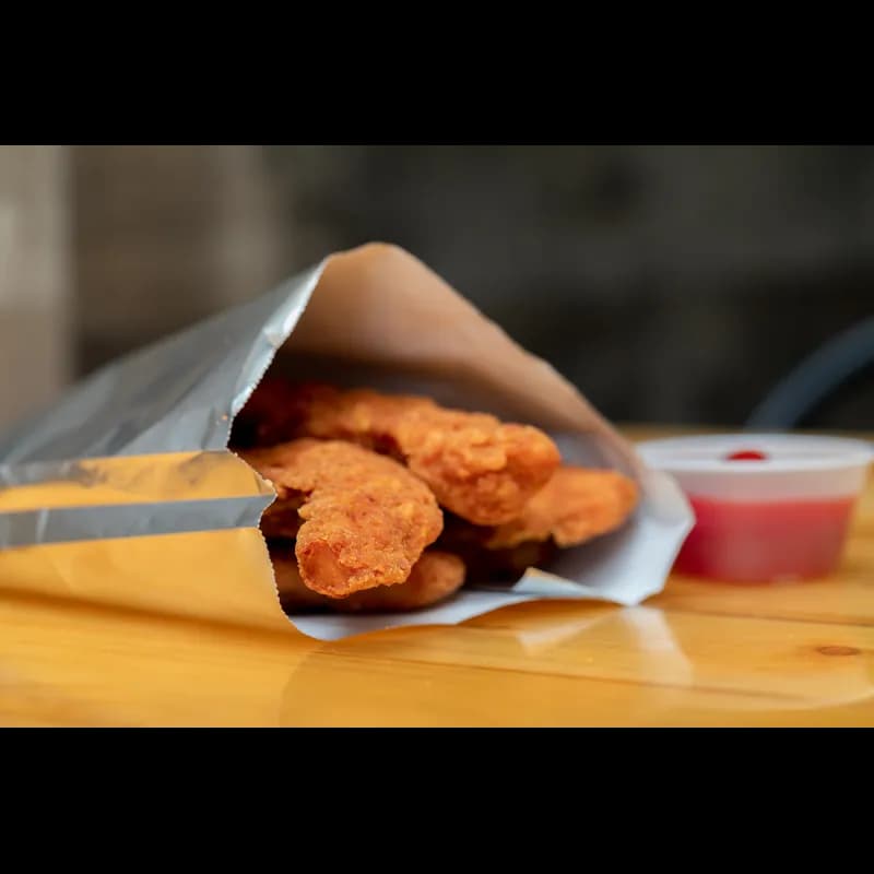 Sandwich Bag 6.5X1X8 IN Foil-Lined Paper Silver White Gusset 1000/Case