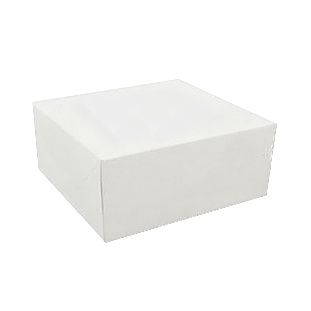 Easy Lock Cake Box 12X12X5.5 IN SUS Paperboard CRB White Square Lock Corner 1-Piece 100/Bundle