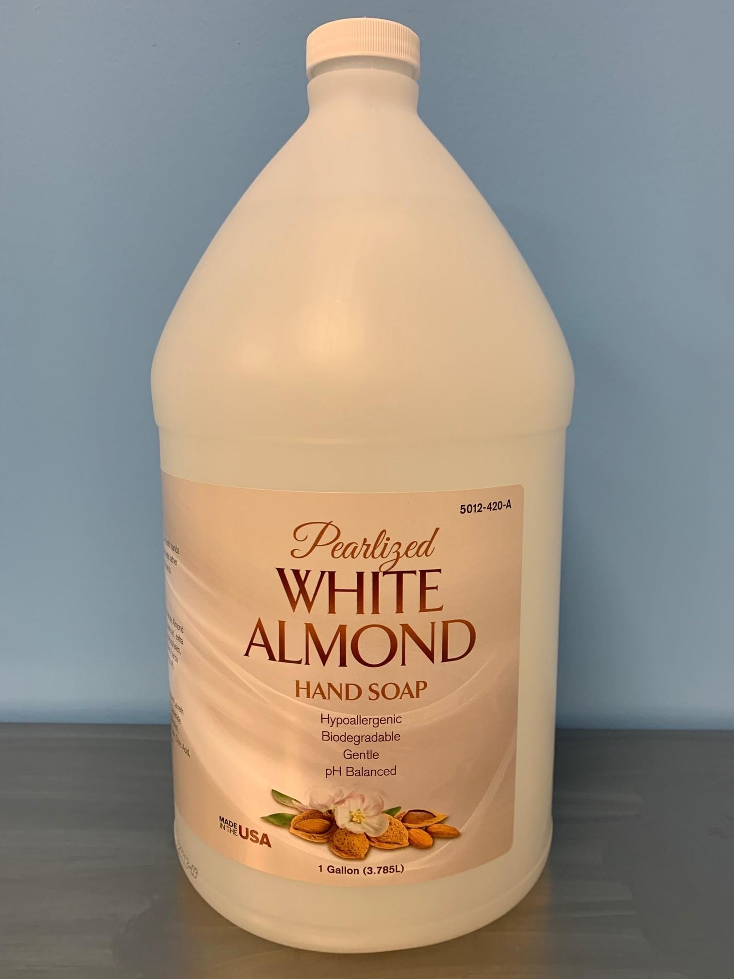 White Pearl Hand Soap Liquid 1 GAL Almond 4/Case