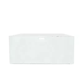 Easy Lock Cake Box 14X14X5.5 IN SUS Paperboard CRB White Square Lock Corner 1-Piece 50/Bundle
