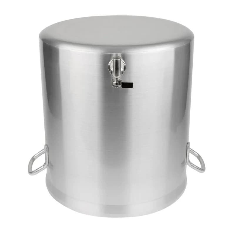 Wear-Ever® Stock Pot 16 IN 60 QT Aluminum Heavy Duty With Faucet 1/Each