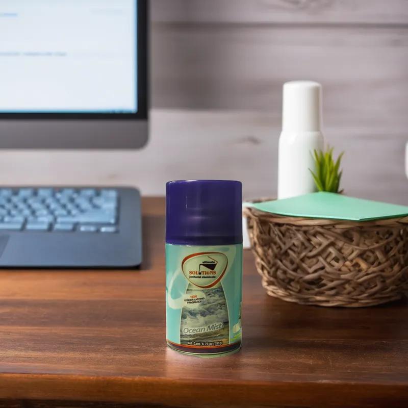 Ulti-Mist Air Freshener Ocean Mist 6.75 FLOZ 30-Day Air Care System 12/Case