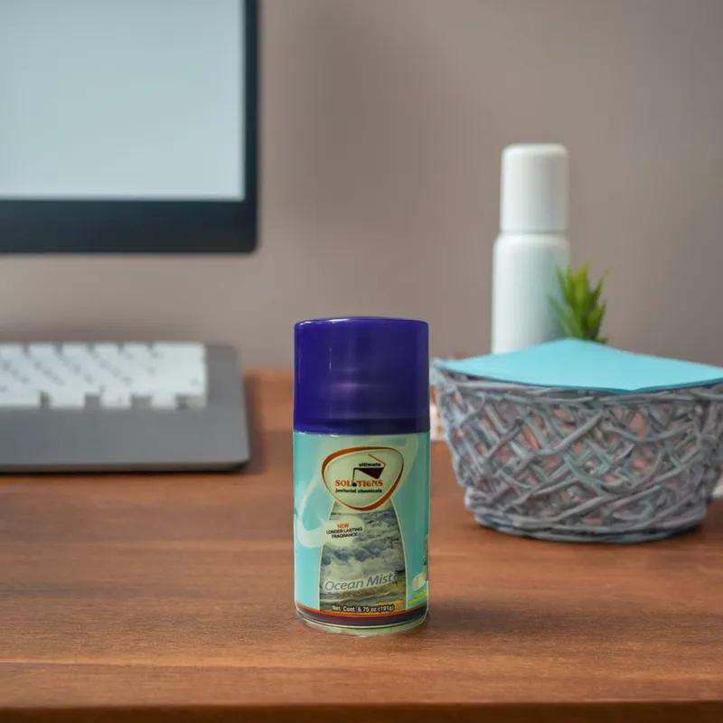 Ulti-Mist Air Freshener Ocean Mist 6.75 FLOZ 30-Day Air Care System 12/Case
