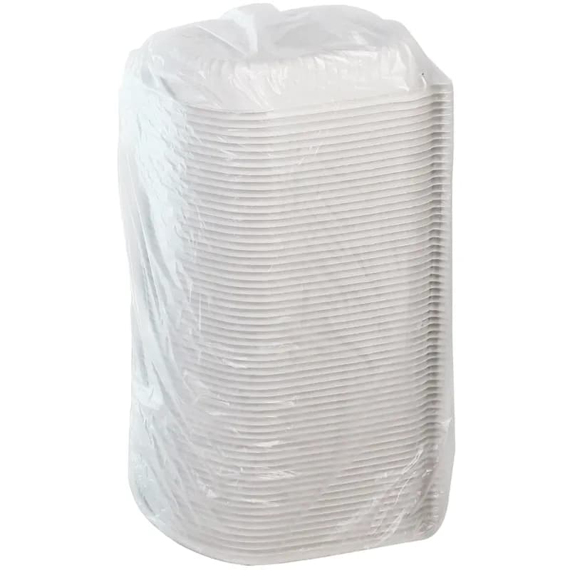 Food Container Base 24 OZ MFPP White Rectangle 252/Case