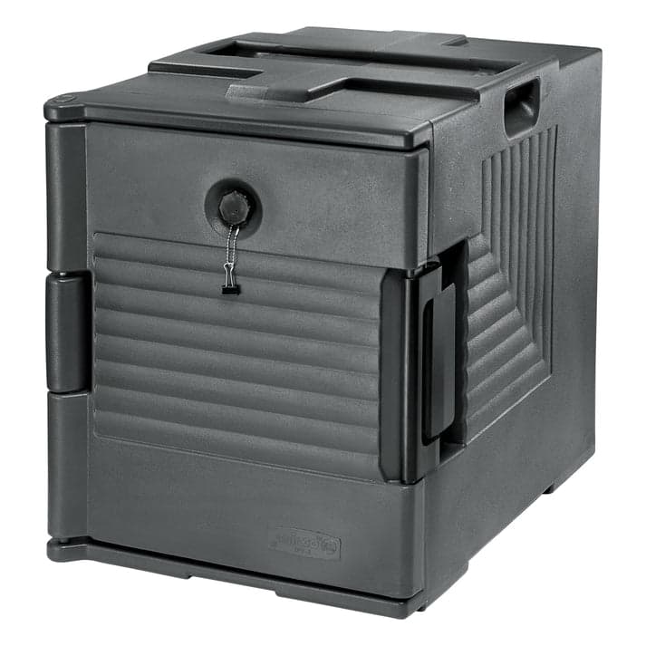 Food Pan Transporter 18.75X26.75X24.5 IN Plastic Single Cabinet Full Size Front Load 1/Each