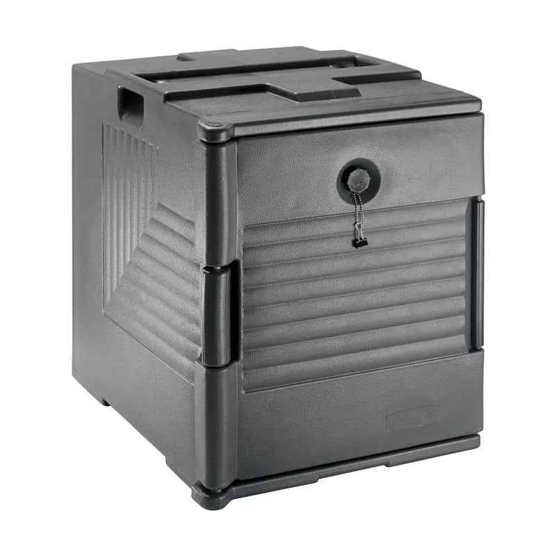 Food Pan Transporter 18.75X26.75X24.5 IN Plastic Single Cabinet Full Size Front Load 1/Each