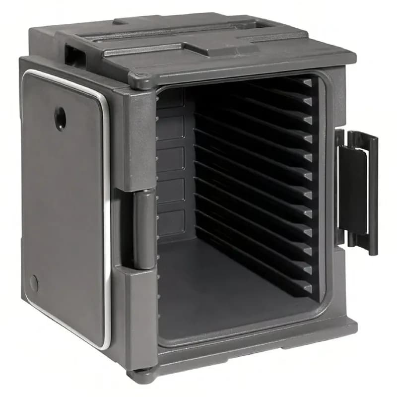 Food Pan Transporter 18.75X26.75X24.5 IN Plastic Single Cabinet Full Size Front Load 1/Each