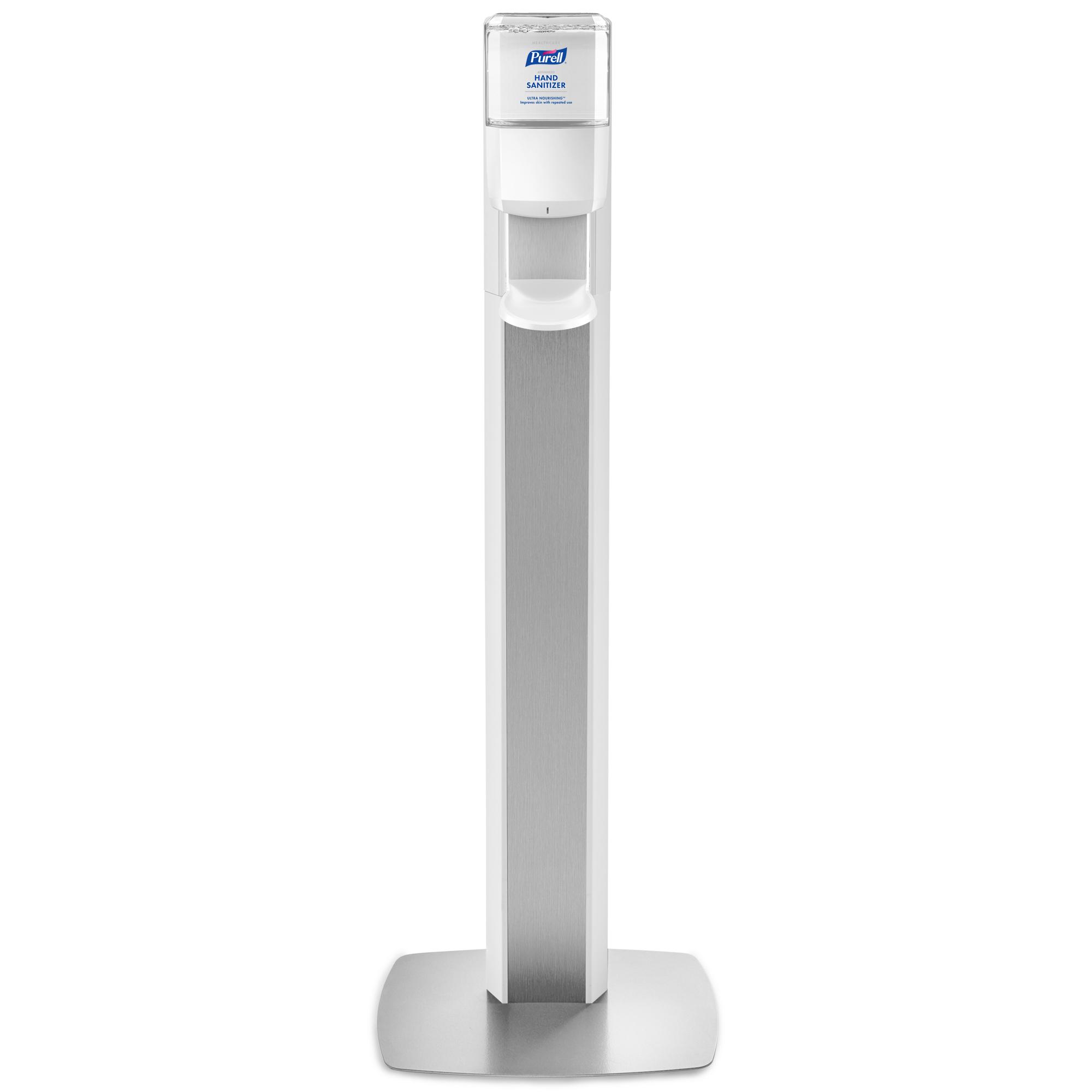 Purell® MESSENGER Dispenser Floor Stand 1200 mL 40X16.75X6 IN White Touchless With Dispenser For ES8 1/Case